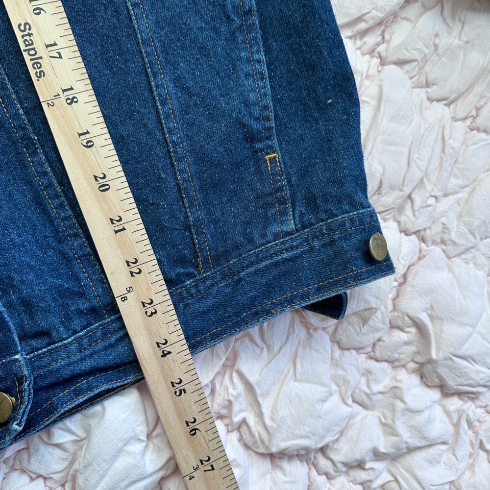 Vintage Coach In Four Seasons Indigo Blue Denim Jacket Women’s M - Picture 6 of 8